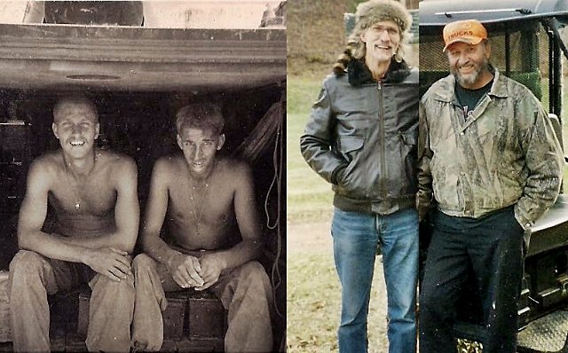 Malcolm Carroll and Harless Belcher 1969 and 2010